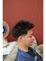 ラフカッターズ 立川店別館 スパイキーショート【立川/理容室/床屋/顔剃り/シェービング】