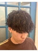 波巻きツイストスパイラルパーマ