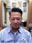 大人スキンフェードツーブロック刈り上げマンバン30代40代