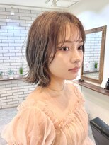 スケッチ(sketcH) ゆるふわレイヤーボブ×ハイライト◇前髪あり20代30代40代50代