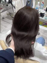 アッドバイケンジ(Add.. by KENJE)&nbsp;高明度ブリーチなしW Colorで作るモカブラウン【戸塚/艶カラー】