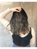 【Aust】シルバーグラデーション、グレージュカラー　新宿