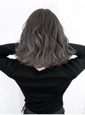 透け感シルバーグレージュ