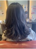 春髪に☆旬なコテ巻きセミディ