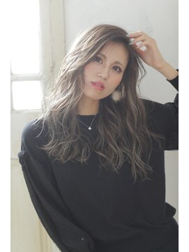 リー ルーチェ 布施(Lee Luce) デザインカラー♪ブラックグレージュスタイル☆【真栄田】