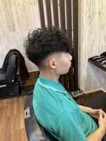 ライズヘアー(RISE HAIR)&nbsp;スキンフェード＋波巻きスパイラル