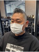 サイドパート 宇部市/理容室/理容院/メンズカット