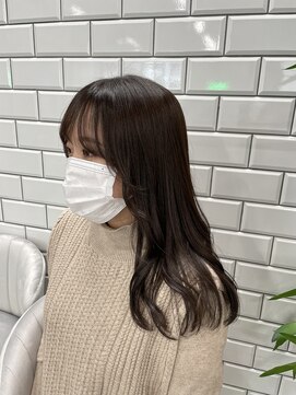 ネウィ 赤羽(newi) イノアカラーで艶ベージュ