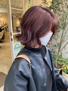 アミュレ ヘア サロン(Amule hair salon) カシスショコラ外ハネこなれふんわりカール30代梅ヶ丘美容室