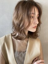 パーク(PARK)&nbsp;【PARK】ペールベージュ×ニュアンスボブディ