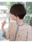 ひし形ショート/20代/30代/40代/大人美人ショート/ショートボブ