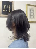 ウルフレイヤー×イヤリンググレージュ/lamp 清水