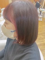 サージュ ドゥエ(Sage doue) 赤紫インナーカラー