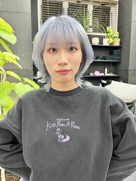 チュダック(ChuDuck) 韓国風《ペールブルー》ブリーチ/ケアブリーチ/ダブルカラー