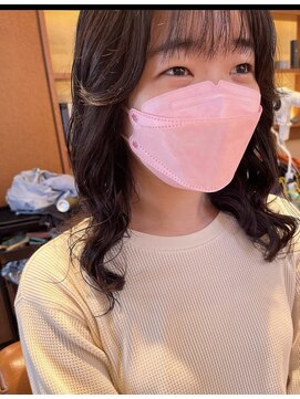 ブルーモスク トウキョウ(TOKYO) コテ巻き風パーマ