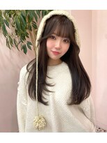 ボタン シブヤ(VOTAN SHIBUYA)&nbsp;オリーブ/透明感/韓国ヘア/渋谷/レイヤー/顔まわり