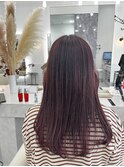 《AO hair》ボルドーピンク