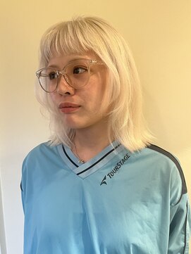 カンナ オーガニック ヘアデザイン(CANNA ORGANIC & HAIR DESIGN) ミルキーホワイトブロンド