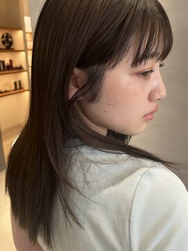 エミュ 伏見 国際センター(emu) ナチュラル/シースルーバング/髪質改善トリートメント