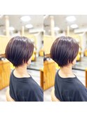 大人可愛いあごラインボブ