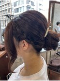 大きめふんわりシニヨン