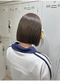 大人綺麗ボブ/藤沢/髪質改善縮毛矯正/ショート/脱白髪染め透明感