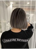 ハイライトバレイヤージュダブルカラーケアブリーチ20代30代