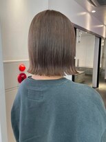 テーマ 下北沢(Thema) ボブ白髪染め白髪ぼかしブリーチなしダブルカラー下北沢