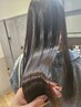 湿気対策に抜群！カラーをしながら髪質改善 カット+質感再整カラー【￥9500】