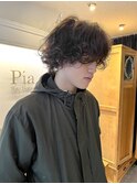 メンズボブパーマ、福岡メンズパーマ、福岡スパイラルパーマ