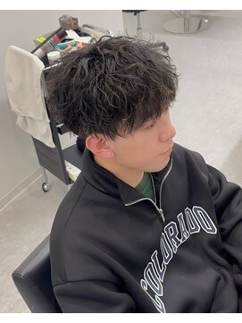 ブライト(BRIGHT) マッシュ波巻きスパイラルパーマ