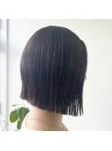 切りっぱなしボブ