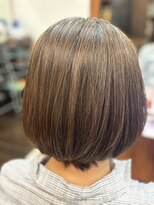 シーズンプラス(SEASON PLUS) 絶壁解消/ひし形/大人可愛い/斜めバング/50代40代/ミセスヘア2B