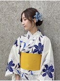 【横田芽衣】浴衣ヘアセット×着付け