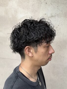 インフィニティー infinity HAIR SPACE BLOOM 波巻き×ツイストパーマ