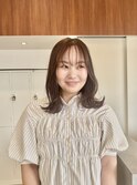 ベージュ×ボブレイヤー