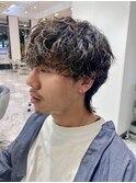 【相模大野パーマ】無造作ウェーブ×色気漂さマッシュウルフ