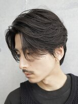 レタッチ バイ フィフス 天神大名(RETOUCH by fifth) 天神大名フェザーパーマメンズパーマセンターパート30代