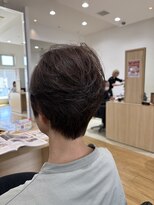 サラ 新宮店(SARA)&nbsp;【新宮古賀】大人ショートスタイル×モカベージュ×白髪ボカシ