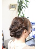 結婚式参列ヘアセット