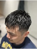 MEN’S HAIR/波巻ツイストスパイラル/フェザーパーマ/柏
