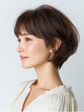 ビフィーノ リルネ(Bifino Rilune) クラゲヘアー/小顔/ココアベージュ/オリーブグレー/川西