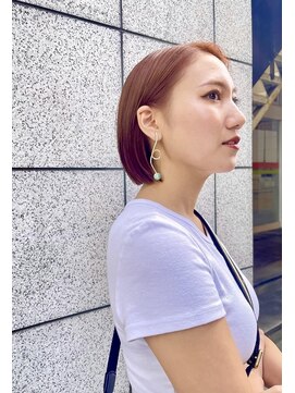 デザート(Des.Art) 【天神赤坂】20代30代40代/オレンジベージュ/艶カラー/ボブ