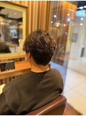 鎌倉メンズセンターパートフェザーパーマ２０代３０代