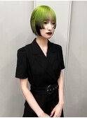 loose/ルーツカラー デザインブリーチ キミドリ