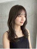 【Alaise】シアーグレージュ×大人くびれロング
