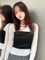 サンドイエナ 横浜店(sand yena)&nbsp;くびレイヤーボブルフネビージュ小顔ワンレンこなれミディ
