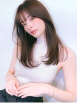 ラベスト キョウト 京都 四条烏丸店(LOVEST KYOTO)&nbsp;顔まわり/髪質改善/韓国風レイヤー/艶髪/シースルー/ベージュ