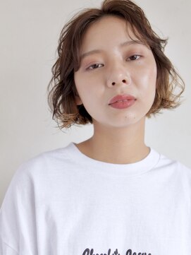 ベフ(Beff) 【beff 2F】ニュアンスボブ × くるくるパーマ
