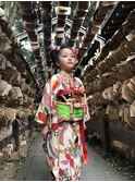 七五三 着付け 日本髪